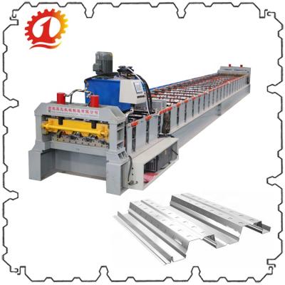 China Building Material Stores Trapezoid Roof Sheet Steel Floor Platform Making Forming Machine for sale