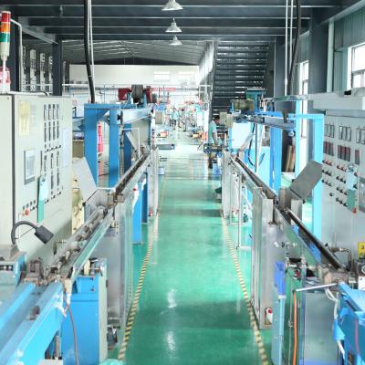 China Fiber Optic Patch Cord Manufacturing Rongbang Fiber Optic Cable Production Line For Braid Jumper Patchcord Manufacturing for sale