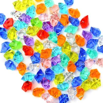 China Factory Indoor Transparent Acrylic Nuggets Beads Hongzhi Plastic Beads For Party Home Decor for sale