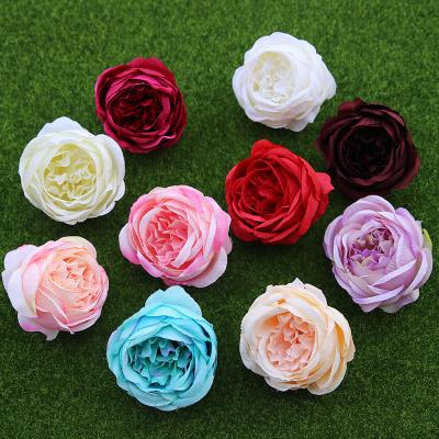 China Artificial Peony Flower Silk Peony Flower Heads Bulk Wholesale Large Artificial Peonies Bloom For Flower Bouquet Wedding Home Decoration for sale