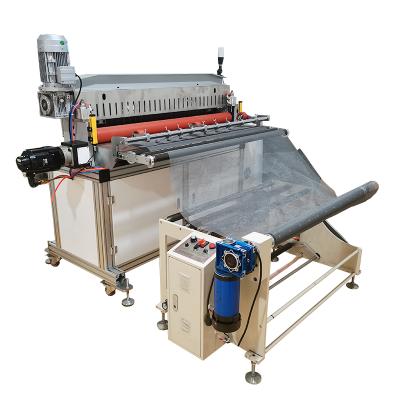 China Automatic Automated Products 1600mm Aluminum Foil Cutting Machine With Dumper for sale