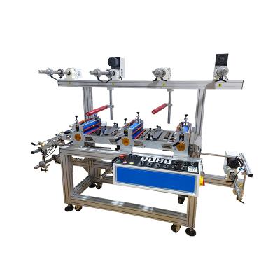 China machinery & Material Combined Machine 4pcs Unwinding Shaft 4pcs Rewinding Machine 4pcs Multi Layer Roll PVC Laminating Machine for sale