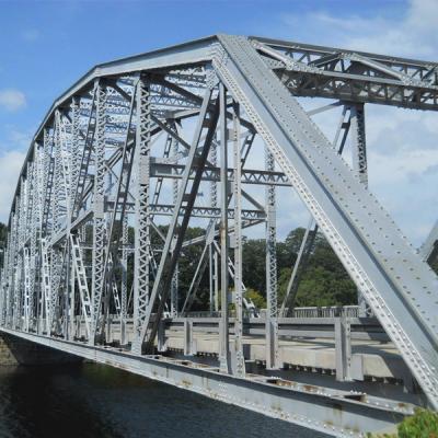 China Hot Sale High Quality Metal Bailey Bridge Low Cost Quick Steel Truss Steel Structure Bridge Build Steel Structure Bridge for sale