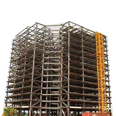 China Q235 / Q345 Carbon Steel High Rise Prefab Steel Structure Hotel Building With Design Steel Structure for sale