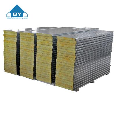 China Factory direct supply 1150MM/950MM/1050MM/960MM China direct high quality rock wool sandwich panel insulated for roof and wall for sale