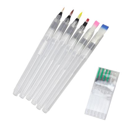 China Art Supplies Beginner Painting Refill Nylon Brush Pen Soft Watercolor Brush Drawing Tool Water for sale