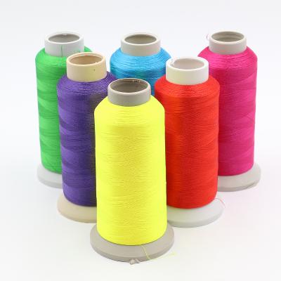 China Bobbin Used Hand Sale Computer Embroidery Manufactory Unbranded 120D 0.3Mm Cheap High Temperature Resistant Polyester White Skein Thread 50 for sale