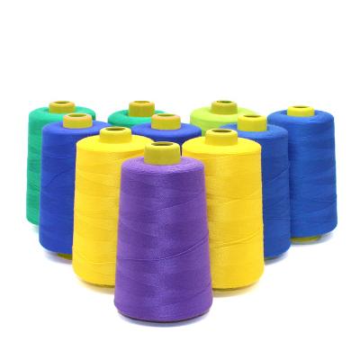 China Abrasion Resistance Sewing Thread Supplier 100 Polyester 20S 2 Cotton 40S 2 20S 3 Cotton 40S 2 20S 3 Leather White Jeans Reserve Time Advance Pattern Color Support Knitting for sale