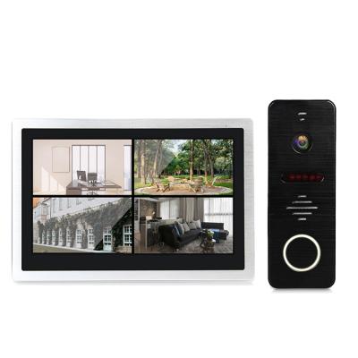 China 2021 new 4 channel motion detection wifi wall ring aluminum doorphone video intercom smart wireless metal door bell doorbell for sale