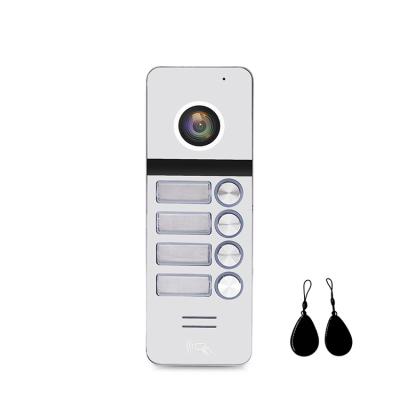 China Metal Housing Building Video Disk Doorphone IC Card Unlock Outdoor Door Phone Intercom for sale