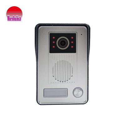 China Waterproof IP 65 Night Vision Video Door Phone Smart Home IR Morningtech Camera Intercom Aluminum Alloy Panel Antioxidation Aluminum Alloy Panel for sale