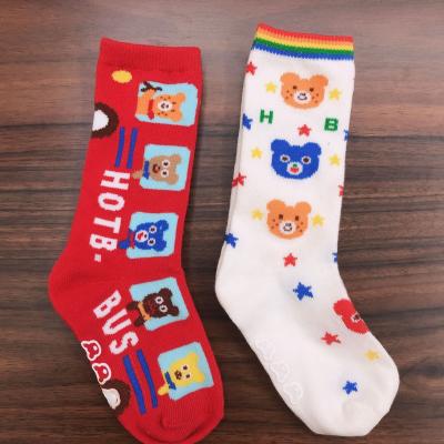 China Top Selling Children's Sweet Soft Christmas Feeling Socks Cute Cartoon Tube Socks Boys And Girls New Year Socks for sale