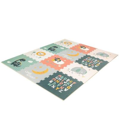 China Soft Toy Baby XPE Material 2 Cm Thick Cute Splicing Crawling Mat for sale