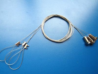 China 1.0mm Stainless Suspended Cable with Locking Clips And Ceililng Parts for sale