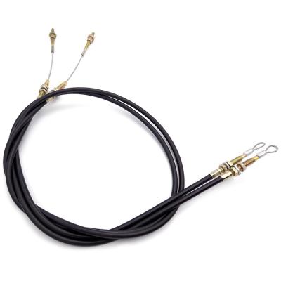 China Pulling Stainless Steel Motorcycle Clutch Cable 5.0mm Black PVC Casing for sale