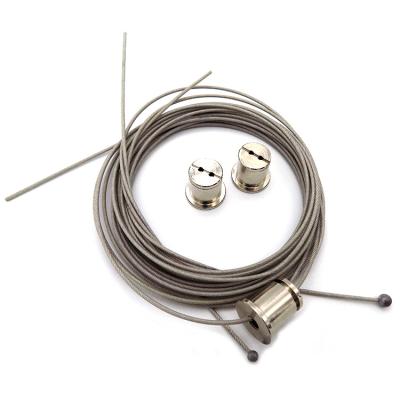 China Panel Lamp Hanging Kit , PVC Coated Stainless Steel Cable Tie for sale