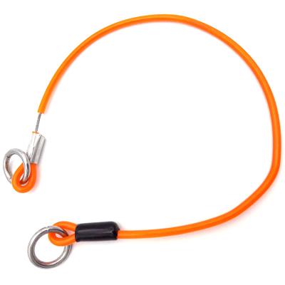 China Wire Rope Assembly Steel wire Cable with Orange Coating All Dimentions Available for sale