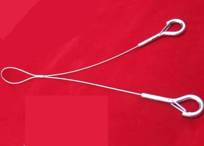 China Y- Fit Laundry Rack Wire Rope Cable Assemblies With Two Galvanzied Hooks for sale