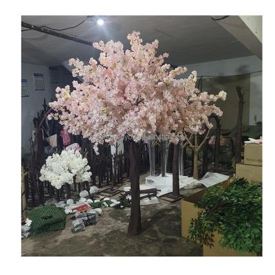 China Wedding Party Decoration 2m 3m 4m Big Plastic Japenesse Ivory Blossom Tree Artificial Sakura Cherry Blossom Artificial Pink Tree Faux Tree for Outdoor for sale