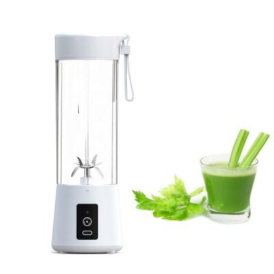 China Amazon Best Selling Car Machine 6 Blades Rechargeable Electric Fresh Juice Blender Portable Fruit Blender for sale