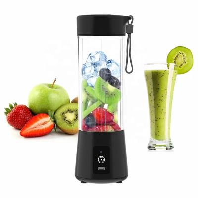 China Portable Juice Maker Juicer Cup Mini Fresh Fruit Blender Portable Electric Smoothie Bottle Travel Sports Power Bank USB Rechargeable Blender for sale