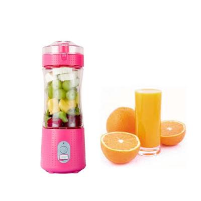 China Available Type Portable Juicer Machine 380ml Car Blender Machine 380ml OEM Rechargeable 6 Blades Blender Juicer Blender for sale