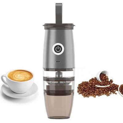 China 2022 New Design Car Manual and Electric Grinder with Rechargeable Small Burrs Coffee Maker Ceramic Adjustable 5 Levels Coffee Maker for sale