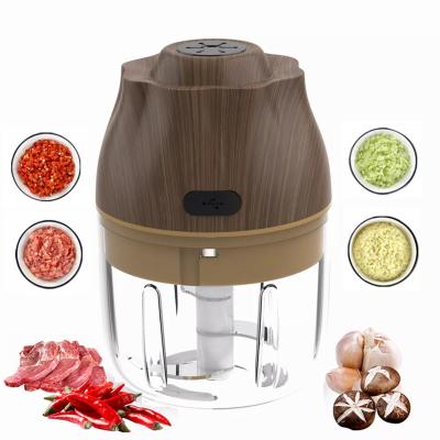 China Sale Mini Baby Food Choppers Kitchen Instruments Onion Slicer Garlic Viable Hot Crusher Electric Portable Vegetable Chopper for sale