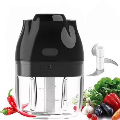 China Viable Cordless Electric Slicer Mini Kitchen Gadget Vegetable Cutter Garlic Chopper Rechargeable Vegetable Chopper Garlic Crusher for sale