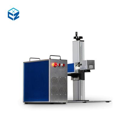 China Air-cooled Necklace And Earrings Desktop Metal Fiber Portable Laser Marking Machine for sale