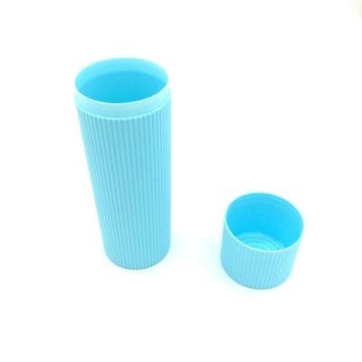 China High Precision Plastic Toothbrush Box With Blue Toothbrush Packaging Box Storage Case for sale