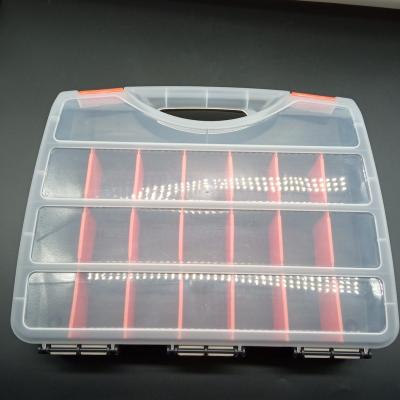 China Multi-Function Workable Removable Insert Tool Box Parts Storage Box Hardware Screw Box for sale