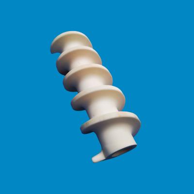 China High Purity 95%-99% Alumina Ceramic Screw Conveyor High Precision Wear Resistant Ceramics for sale