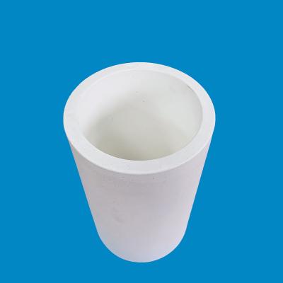 China Long Lifespan Refractory Alumina Ceramic Crucible Wear Resistant  For Analyzing And Firing for sale