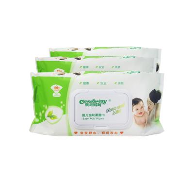 China OEM No Additives Hand Cleansing Manufacturer Say Toallitas Organicas Para Bebes Newborn Organic Baby Cloth Cleansing Skin Care Wet Lip Cloths for sale