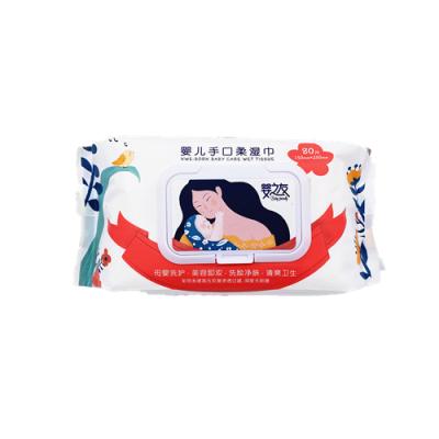 China Manufacturer Wholesale Disposable Organic Natural Sensitive Biodegradable Toallitas Bamboo Para Bebe Water Wipes OEM Baby Wipes for sale