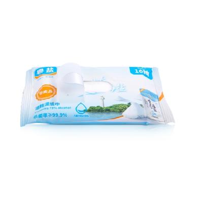 China Cleaning Hotel And Restaurant And Airline Nonwoven Hand Cleaning Wet Wipes Advertising Disinfected Wipes for sale