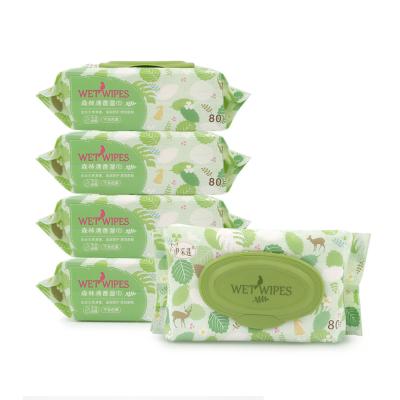 China OEM Cheapest High Quality Disposable Wet Makeup Removal Wipes All Natural Organic Bamboo Waterwipes Makeup Remover Cloths for sale