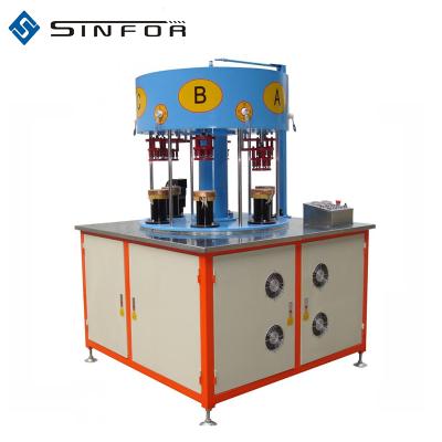 China High Quality High Frequency Induction Heater 6 Stations Induction Welding Heating Machine For Electric Water Kettle Welding for sale