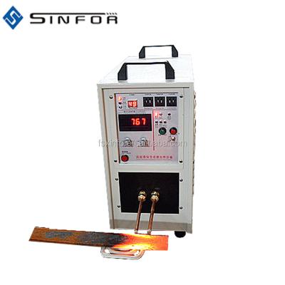 China Energy Saving Induction Welding Hot Forge Heater For Brass Workpiece Welding 15KW for sale