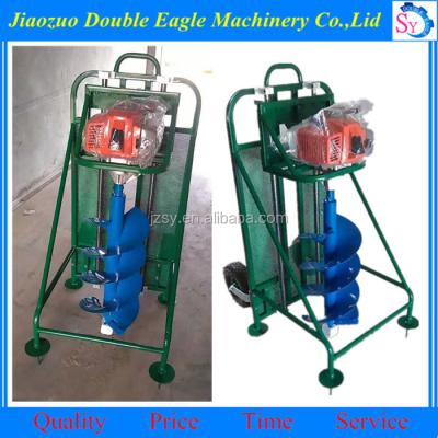 China New type anti-slip handle earth drilling rig / electric excavator / trench ground drilling rig with factory price for sale