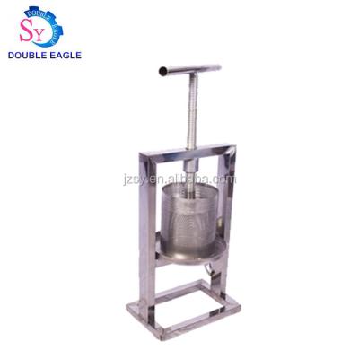 China Professional hot sale manual stainless steel peanut oil lard pressing machine/small hand chilli oil press for sale