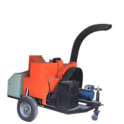 China Building Material Shops Large Garden Branch Leaf Crusher Shredder/Wet Branch Apple Tree Fruit Orchard Nursery Wood Crusher Machine Can Be Customized for sale