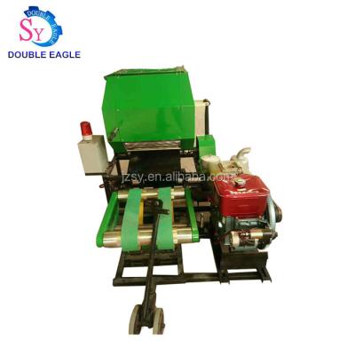 China Mini Silage Round Baler Price /straw Package Packing Machine And Diesel Motorized Corn Straw Baler for sale