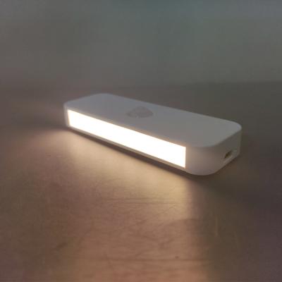 China Modern Plastic Body USB Induction LED Rechargeable Auto Night Light PIR Motion Sensor and Light Sensor for sale