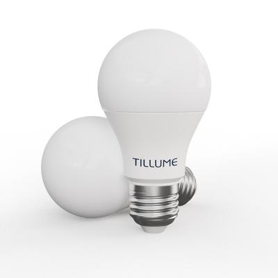 China Home lighting: optional wholesale price 5W A50 watt 85-265V 6500K 3000K E27 LED bulb light from living room brand TILLUME LED real for sale