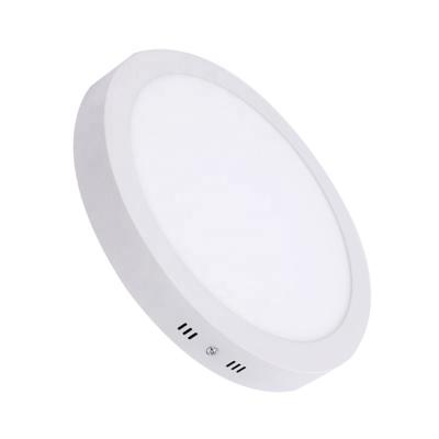 China Modern Dimmable 12W IP44 Promotional Slim Ware Surface Round LED Panel Light For City Square for sale