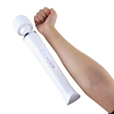 China 10 Speeds USB Rechargeable Magic Wand Adult Female Clitoral Female Body Vibrator Magic Wand Personal Handheld Massager for sale