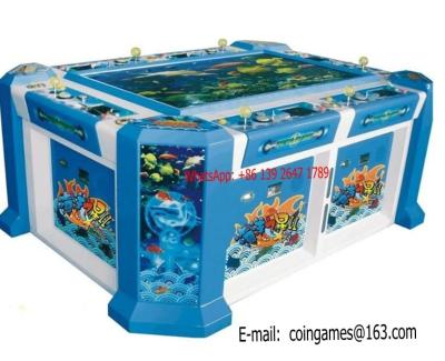 China 6 Players Amusement Arcade Coin Operated Hunter Hitting Fishing Cabinet Gambling Game Machine for sale