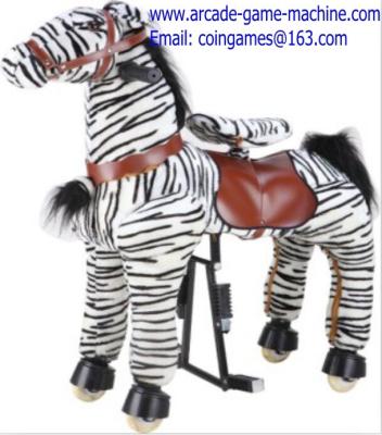 China Mechanical Animal Kids Zebra Horse Ride For Sale for sale